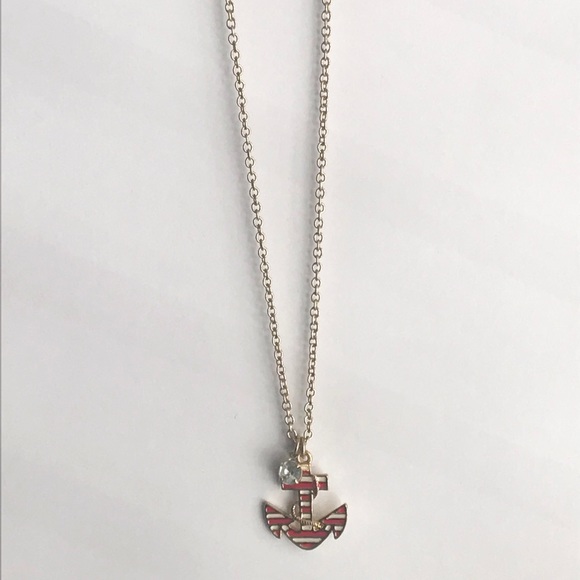 Gold Toned Anchor Necklace - Picture 2 of 4